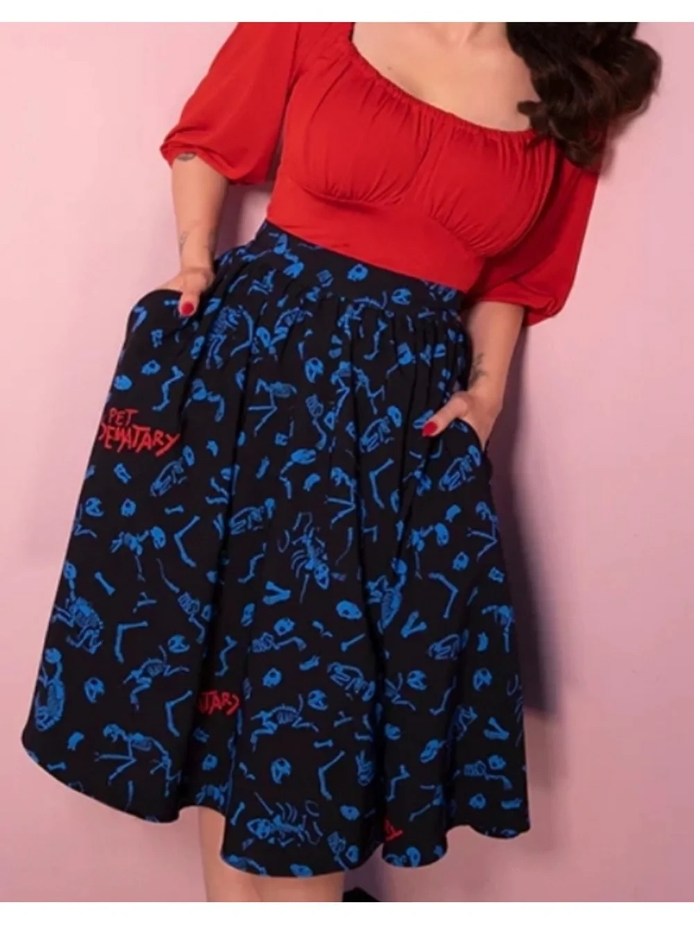 NWT Pet Semetary / Vixen by Michelle Pitt Swing Skirt Size 2X